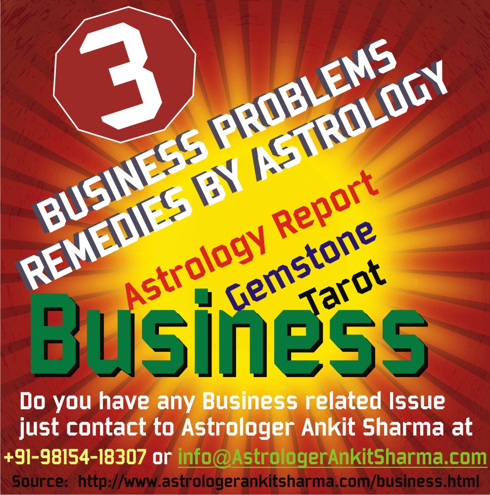 3 Business Problems Remedies by Astrology