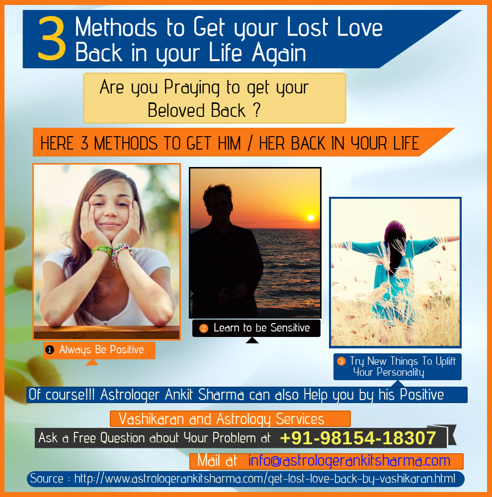 3 Methods to Get Your Lost Love Back