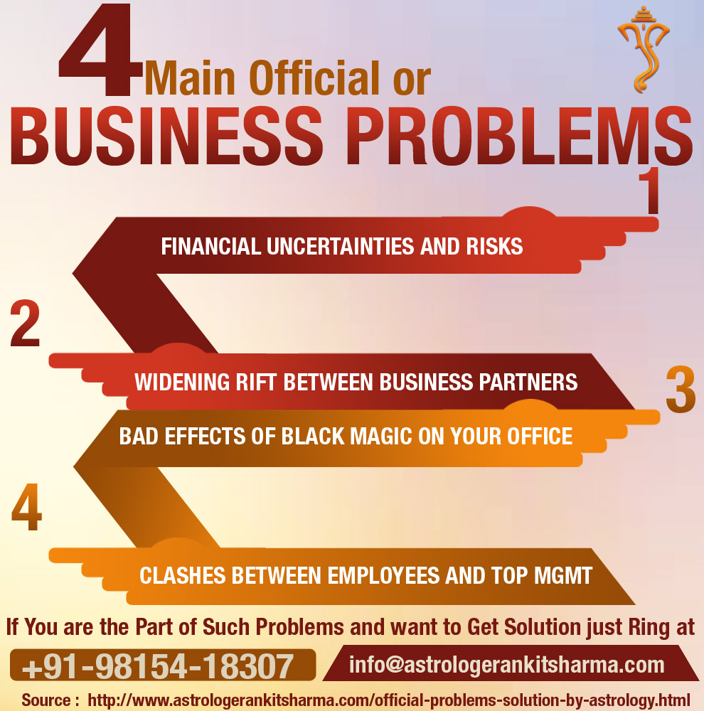 4 Main Official or Business Problems