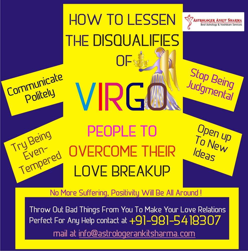 How to Lessen the Disqualifies of Virgo People to Overcome their Love Breakup