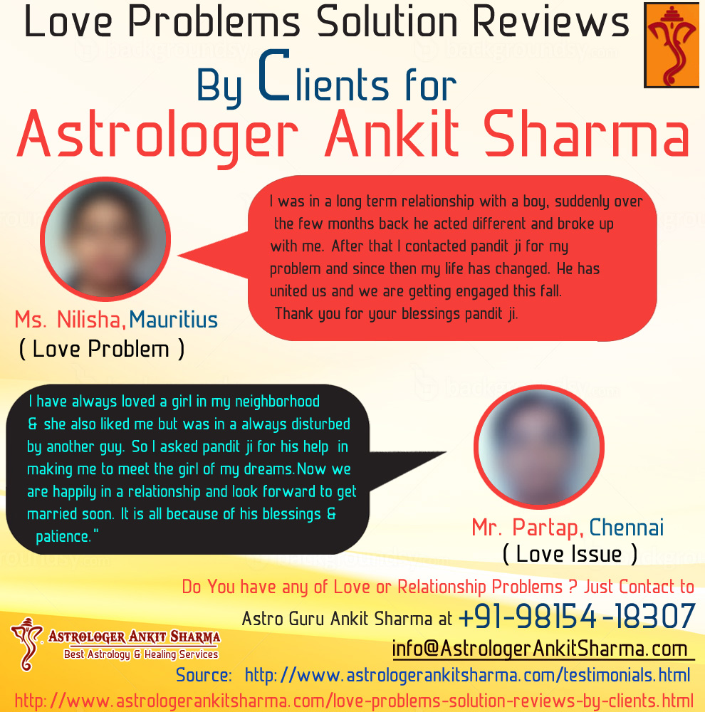 Love Problem Solution Reviews by Clients