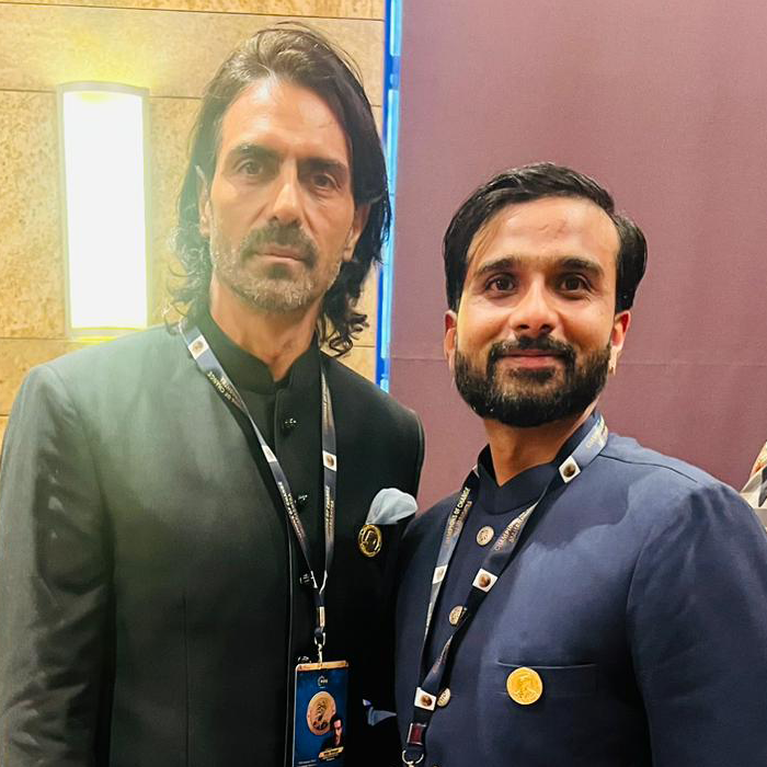 Ankit Ji with Arjun Rampal