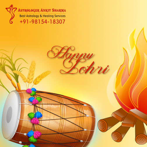 Lohri Greeting Card