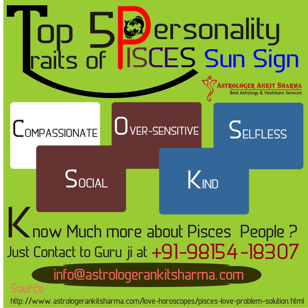 Top 5 Personality Traits of Pisces Sun Sign